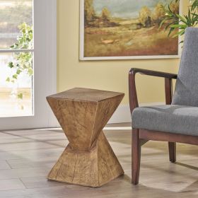 TESS SIDE TABLE (Option: Natural)