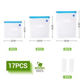 Vacuum composite packaging bag (Option: Blue-26x28CM)