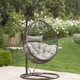 HANGING BASKET- BROWN- NO STAND BASKET ONLY (Option: Khaki Brown)