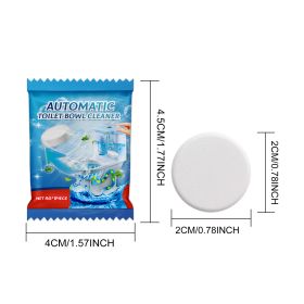 Jakehoe Automatic Toilet Bowl Cleaner, Household Toilet Clean Dirt Deodorant Fragrance Toilet Clean Sheet (Option: As shown in the picture)