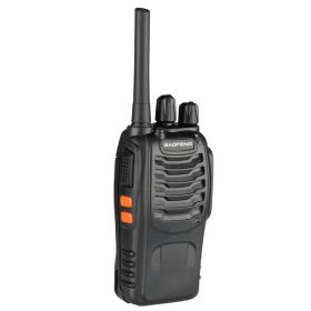 American Standard Analog Walkie Talkie, Handheld With Headphones And Integrated (Color: Black)