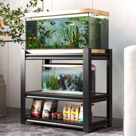 Metal Aquarium Bracket, Excluding Fish Tank (Color: Black)
