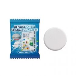Jakehoe Refrigerator Cleaning Tablets, Deep Cleaning Household Freezer Crevices Descaling Odor Cleaning Effervescent Tablets (Option: 5g)