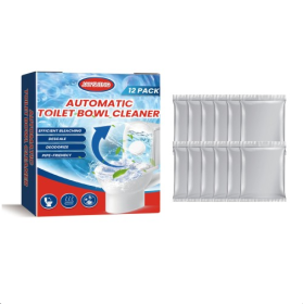 Jaysuing Toilet Cleaning Effervescent Tablet Household Descaling Deodorizing Odors Stains Toilet Stain Remover (Option: 12PACK)