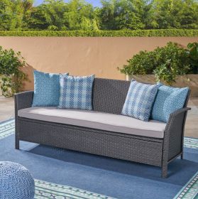ST LUCIA 3 SEATER (Color: Grey)
