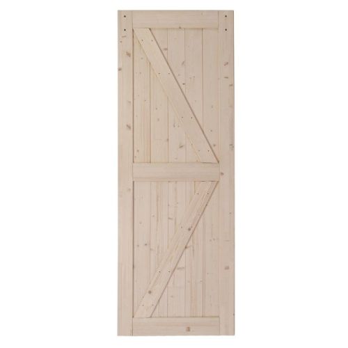 Wooden Color Spruce Wood Without Sliding Rail K-shaped Sliding Door Wooden Color Spruce Wood Without Sliding Rail K-shaped Sliding Door