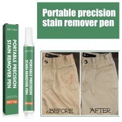 Jue-Fish Portable Precision Stain Remover Pen Clean And Remove Oil Stains And Yellow Clothes Stain Remover Pen (Option: 9g)