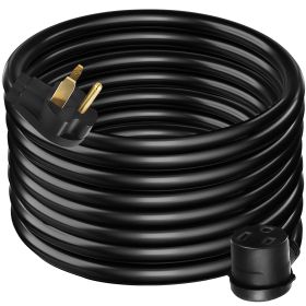 VEVOR  Welding Extension Cord 50ft MIG TIG Plasma Welding Cord 30A Extension Cord For Portable Welders (Color: Black)