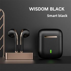 Wireless bluetooth headset in-ear stereo sound burst long battery life 5.3 convenient (Color: balck)