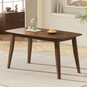 Wood Dining Table (Option: Walnut)