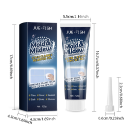 Jue-Fish Mildew Remover Gel Multi-functional Mildew Remover Wall Tile Gap Bathroom Ceiling Cleaner (Option: 120g)
