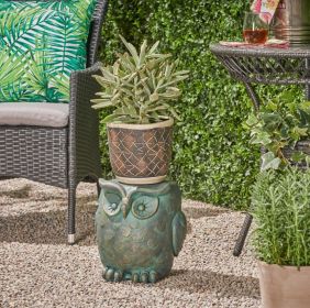 OWL GARDEN STOOL (Color: Gold)