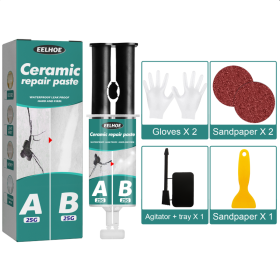 EELHOE Ceramic Repair Paste, Metal Tile Repair AB Adhesive For Crack Repair (Option: 50g)