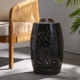 RUBY12  SIDE TABLE (Color: Black)